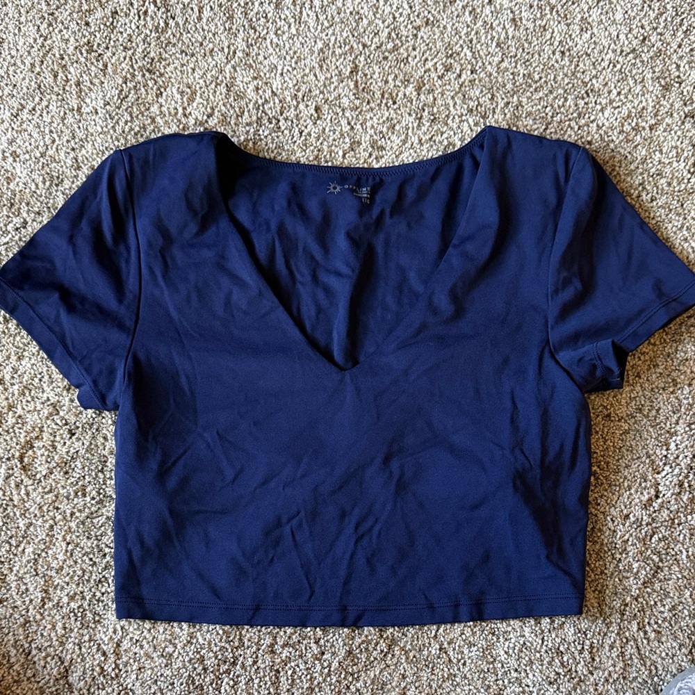 Stylish Navy Blue Crop Top for Women